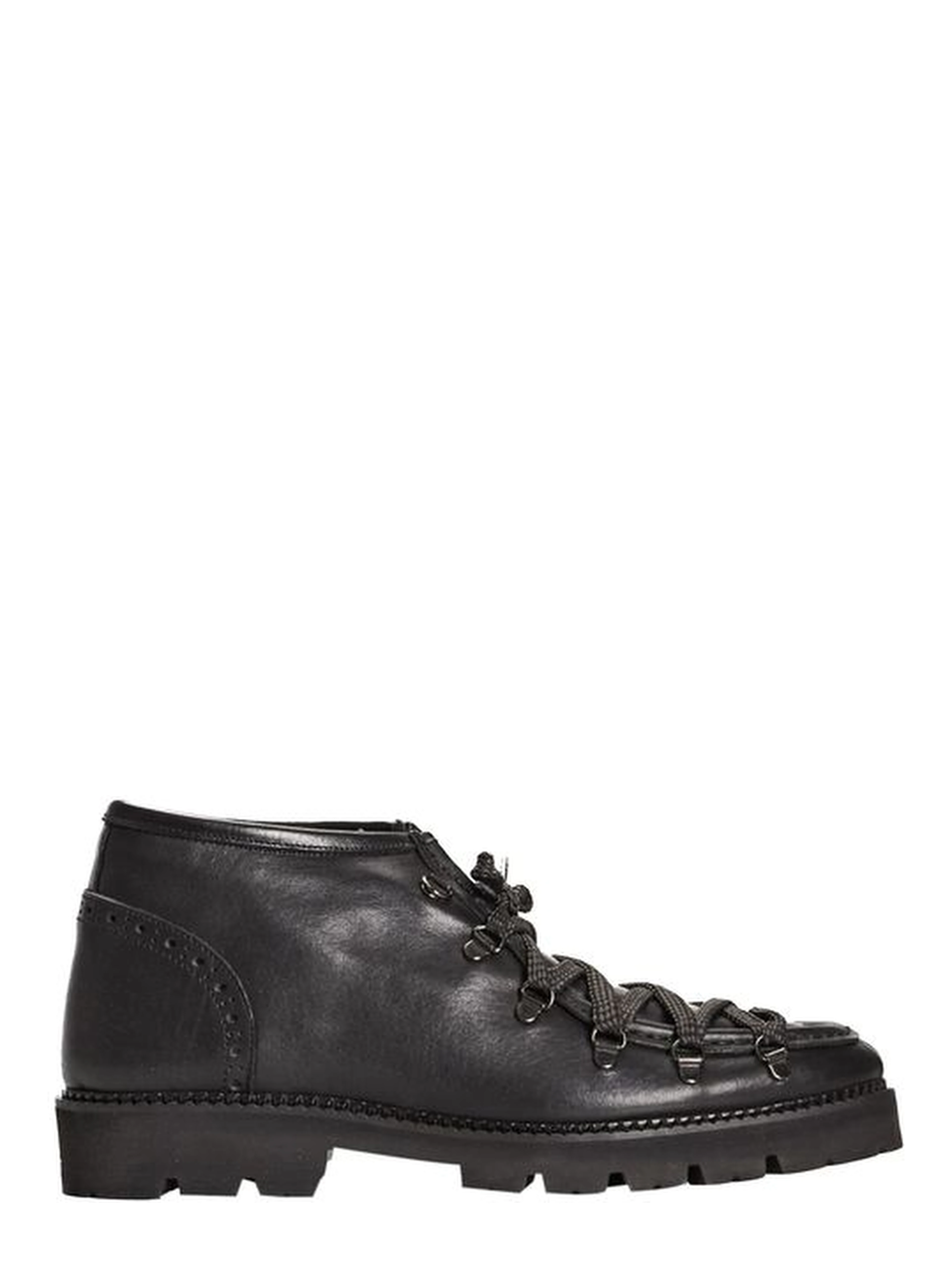 Black Calfskin Men Boot