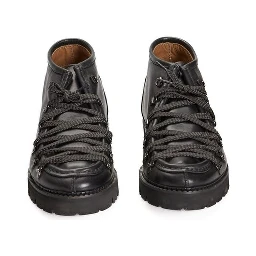 Black Calfskin Men Boot