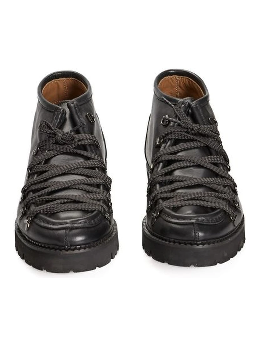 Black Calfskin Men Boot