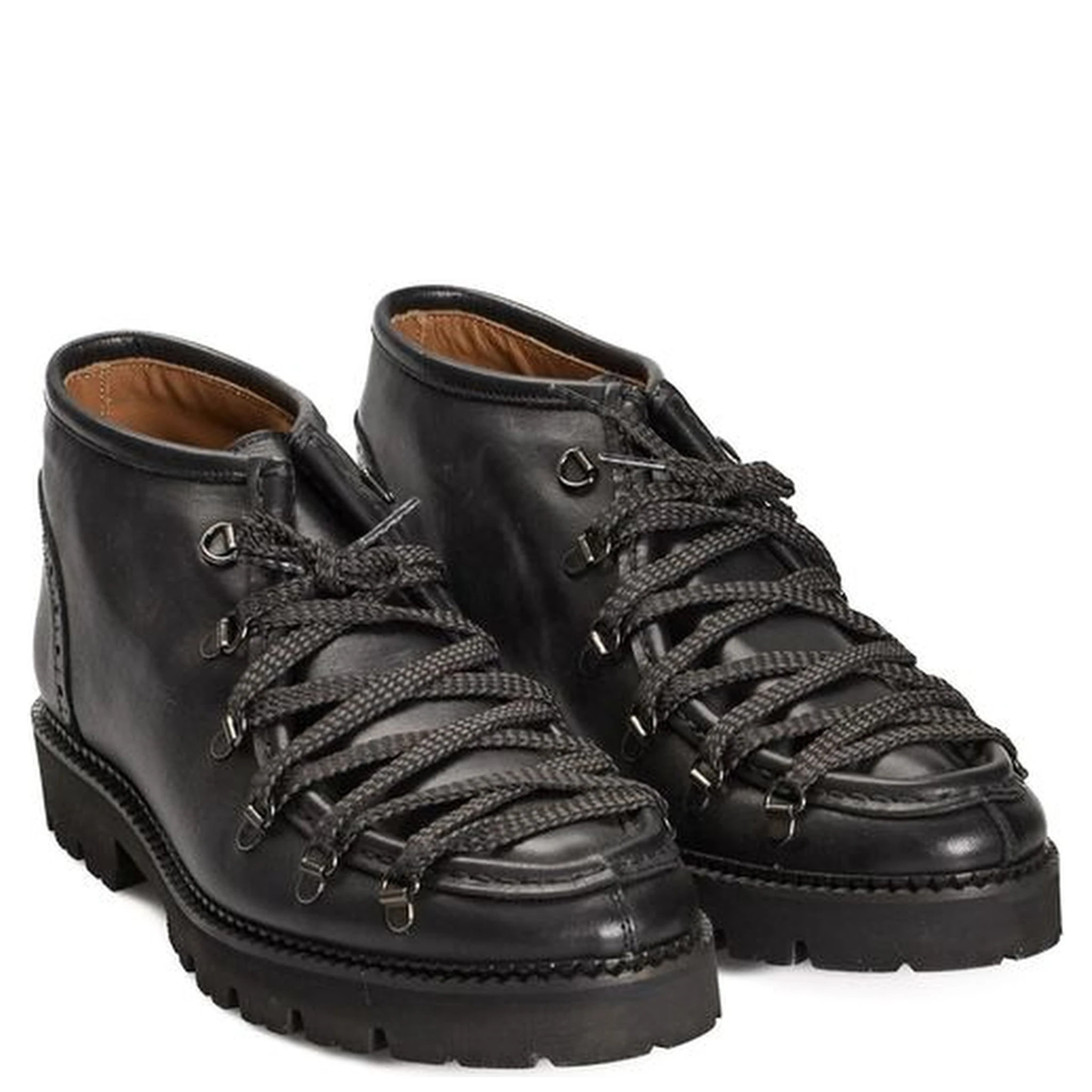 Black Calfskin Men Boot