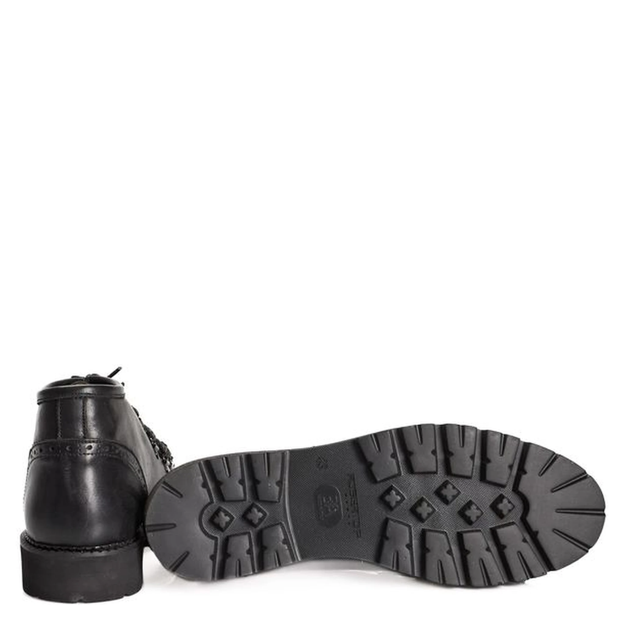 Black Calfskin Men Boot