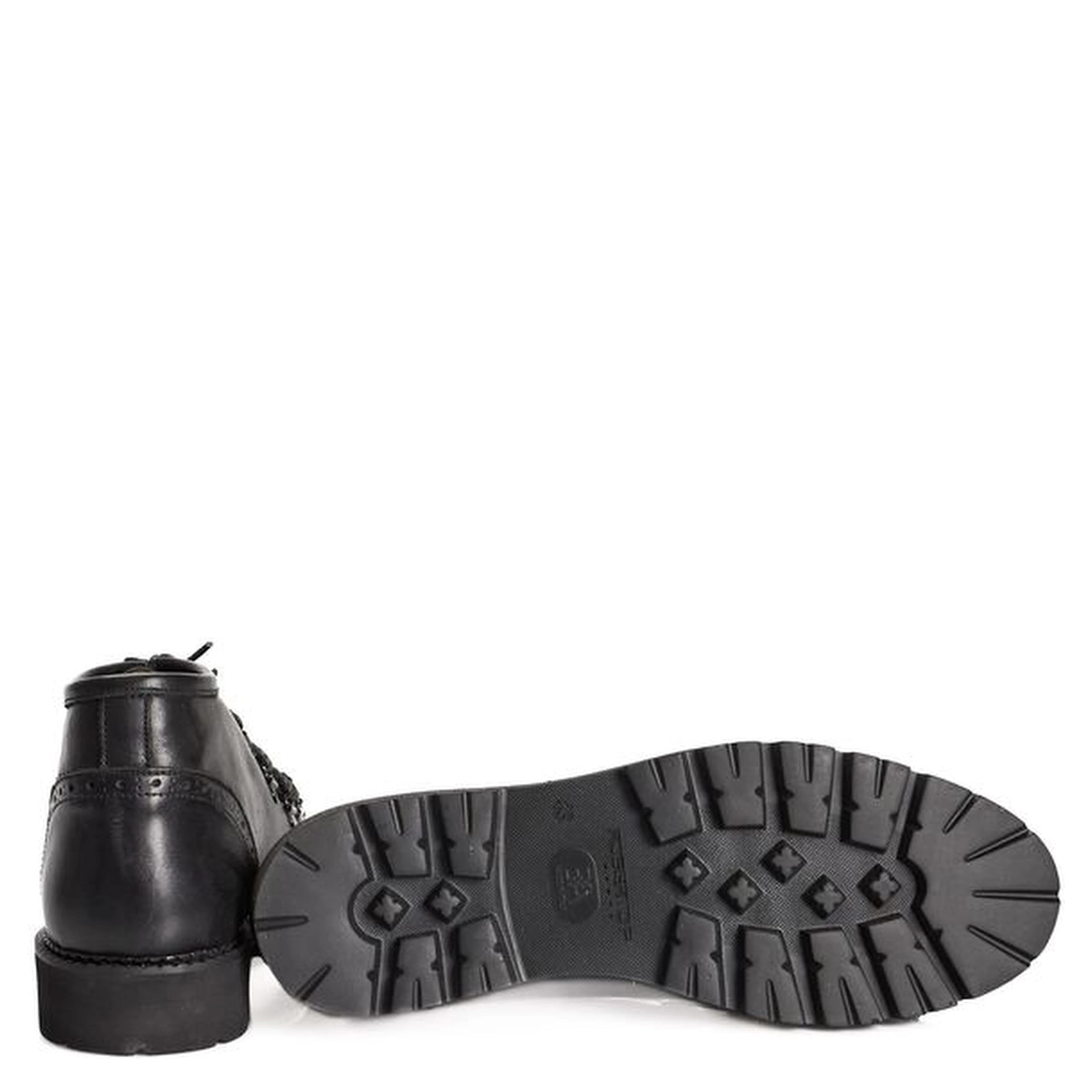 Black Calfskin Men Boot