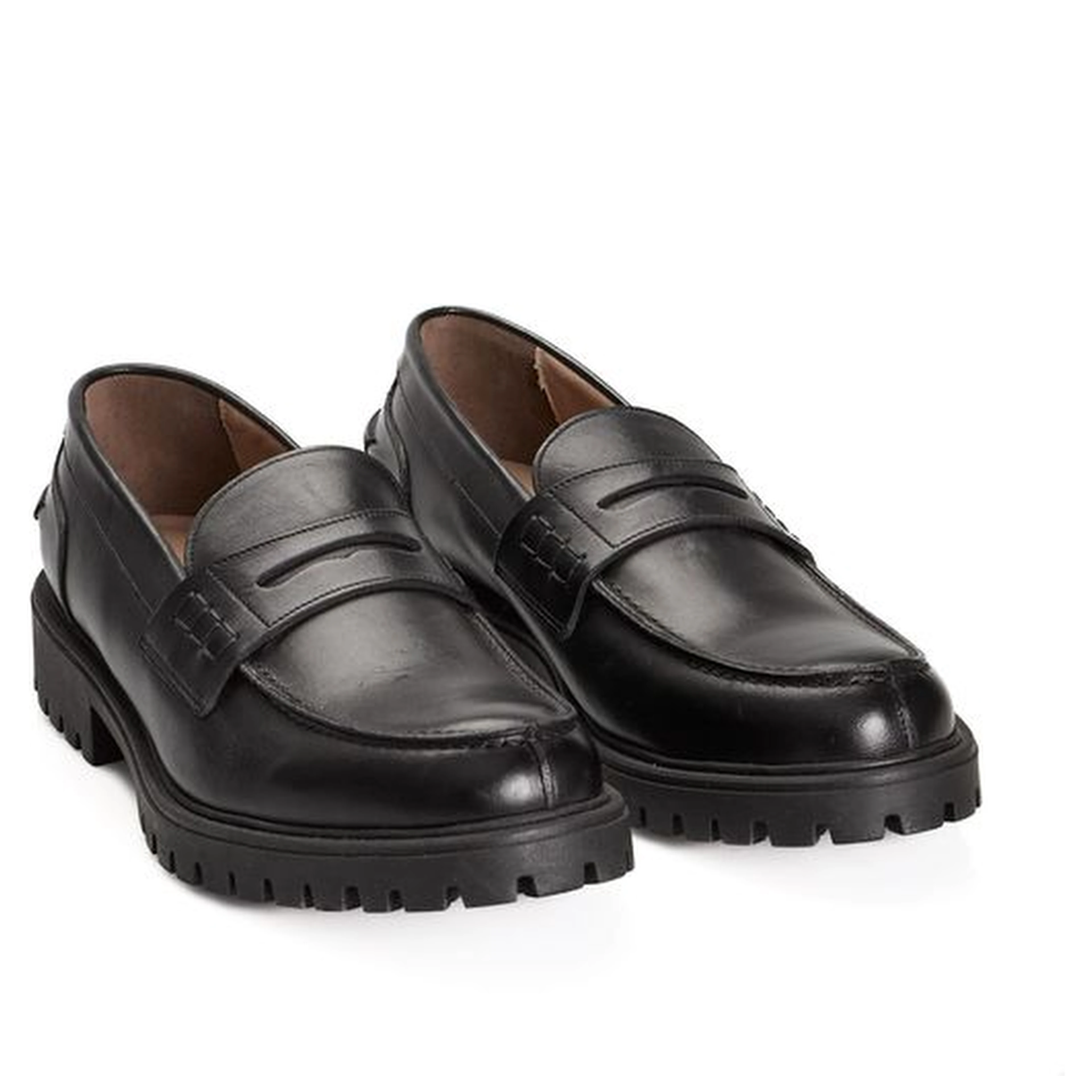 Black Calfskin Men Loafer