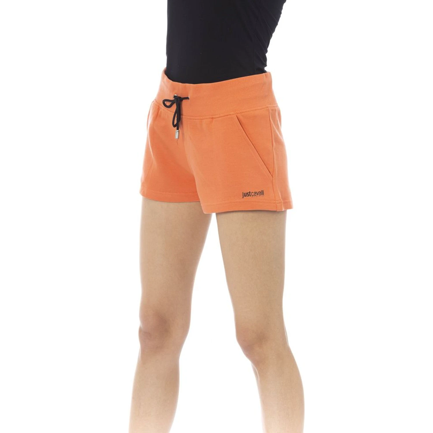 Orange Cotton Women's Sweatshorts