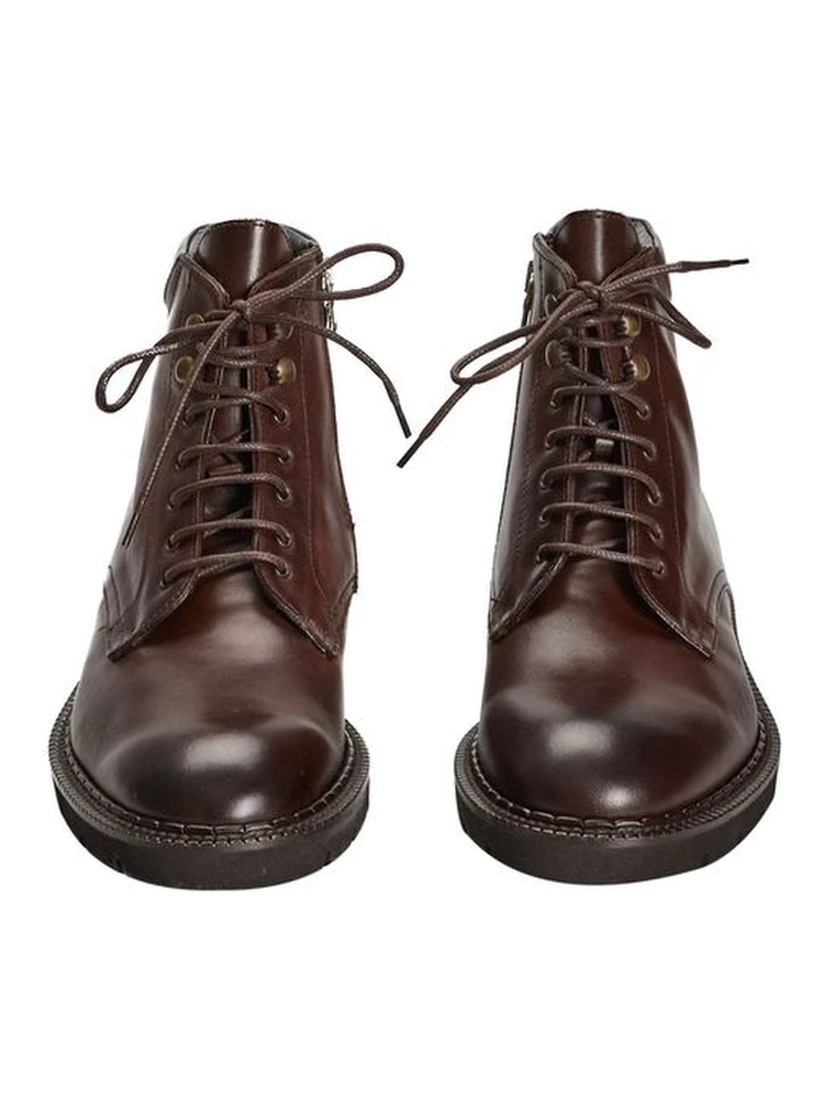 Brown Calfskin Men Boot alternative