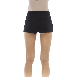 Black Cotton Women Short
