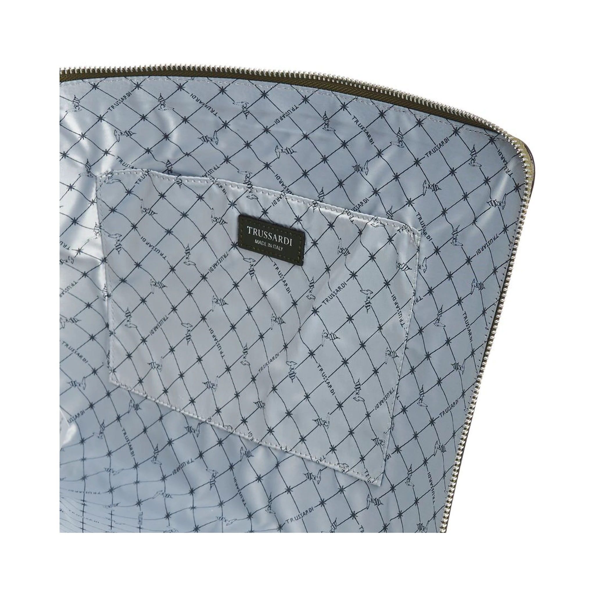 Green Leather Men Clutch