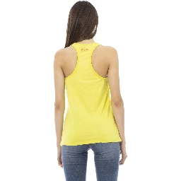 Yellow Viscose Tank Top