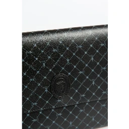 Black Polyester Men Clutch