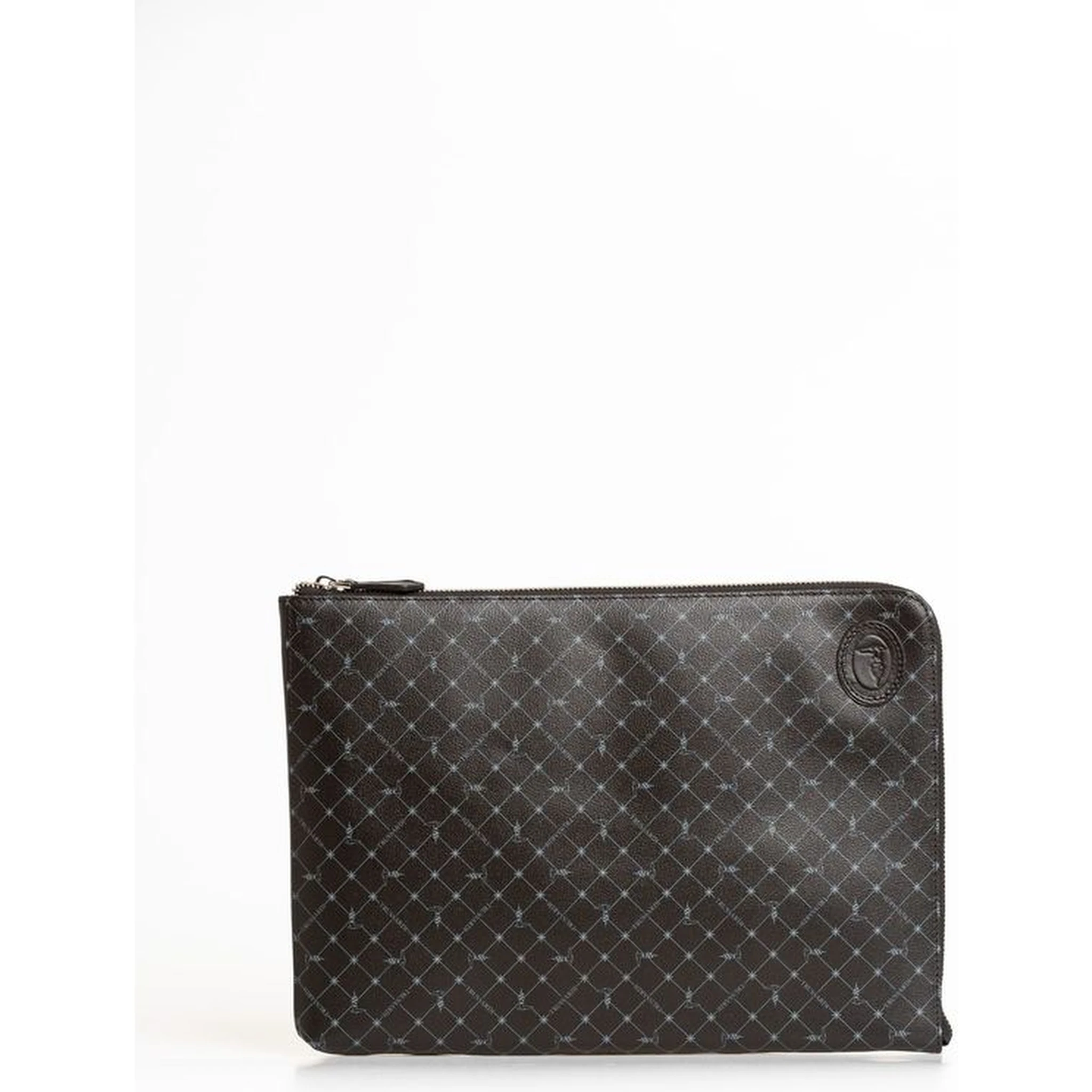 Black Leather Men Clutch