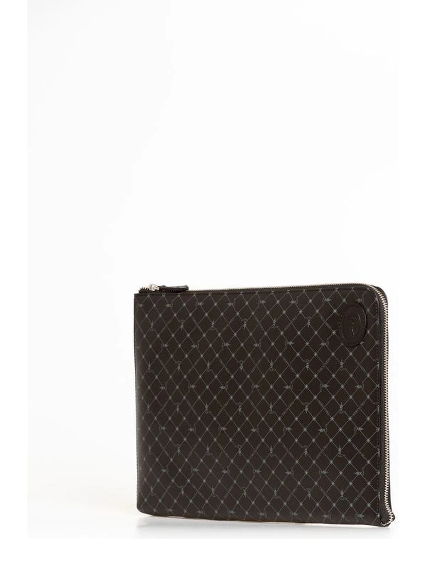 Black Leather Men Clutch