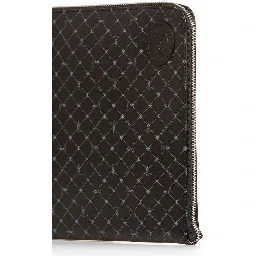 Black Leather Men Clutch