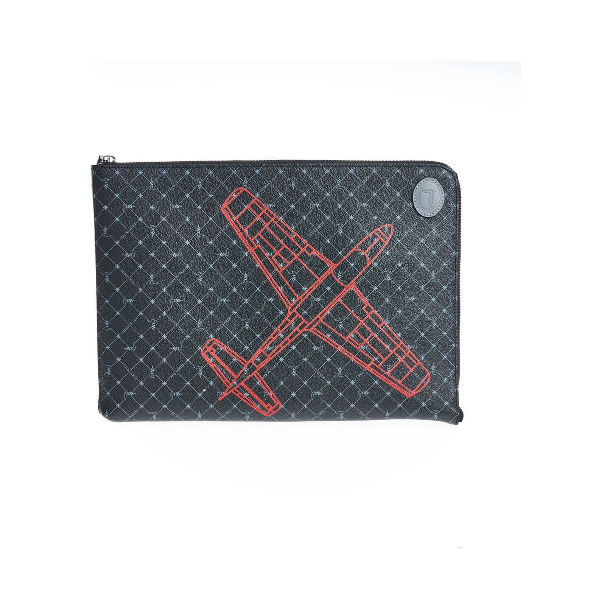 Black Leather Men Clutch