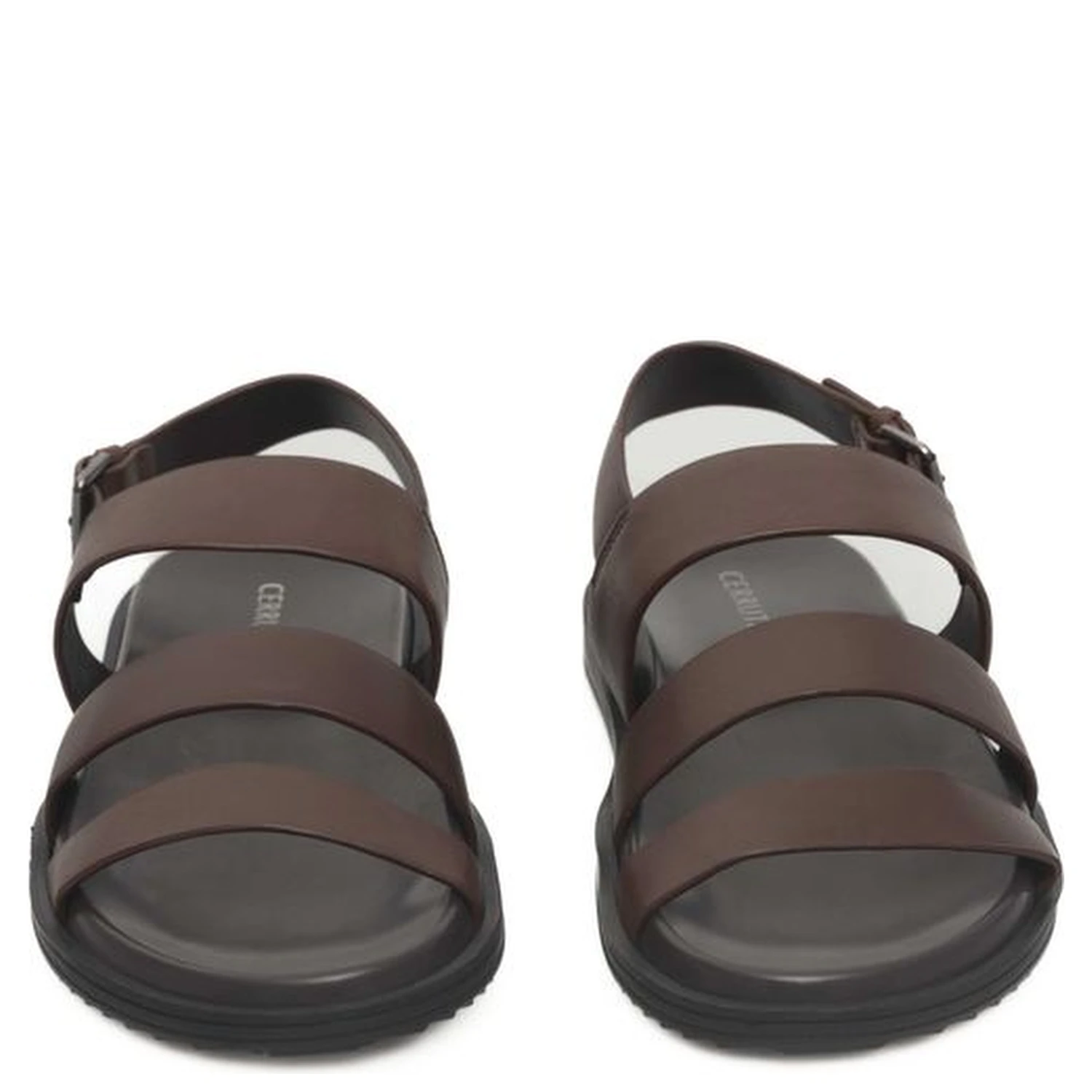Brown Cowhide Men Sandal