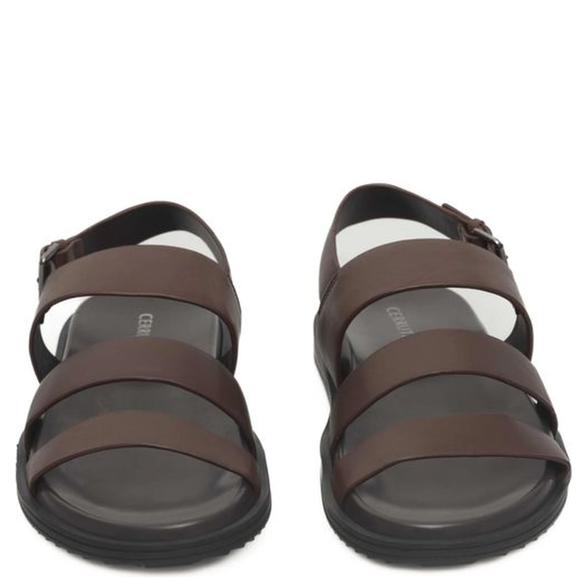 Brown Cowhide Men Sandal