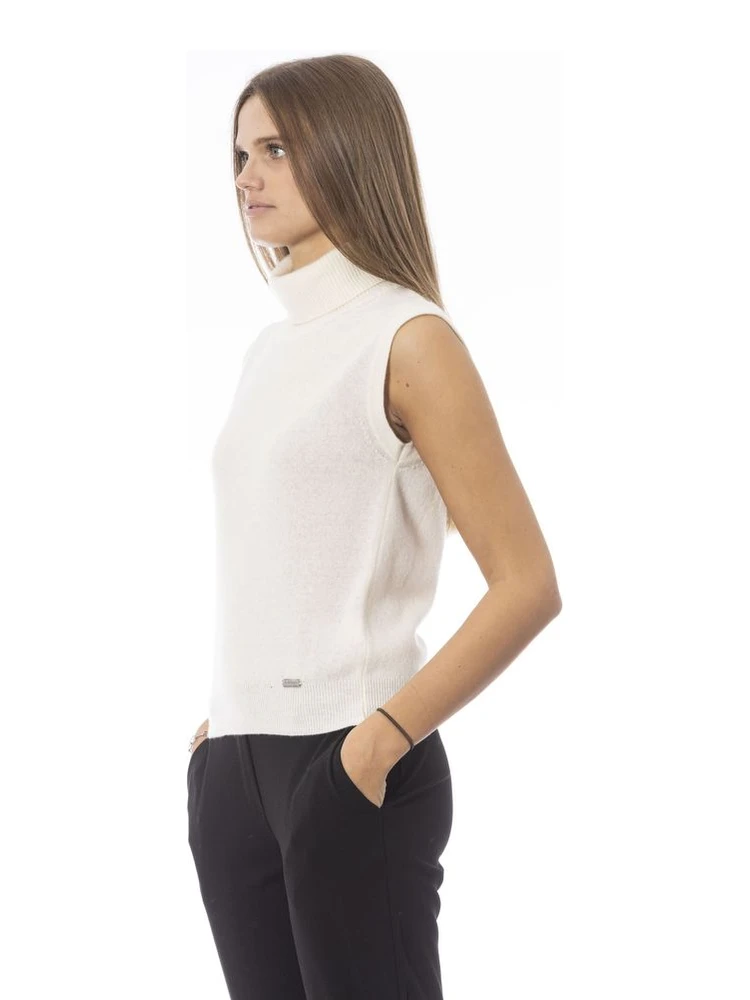 White Wool Women Sweater alternative