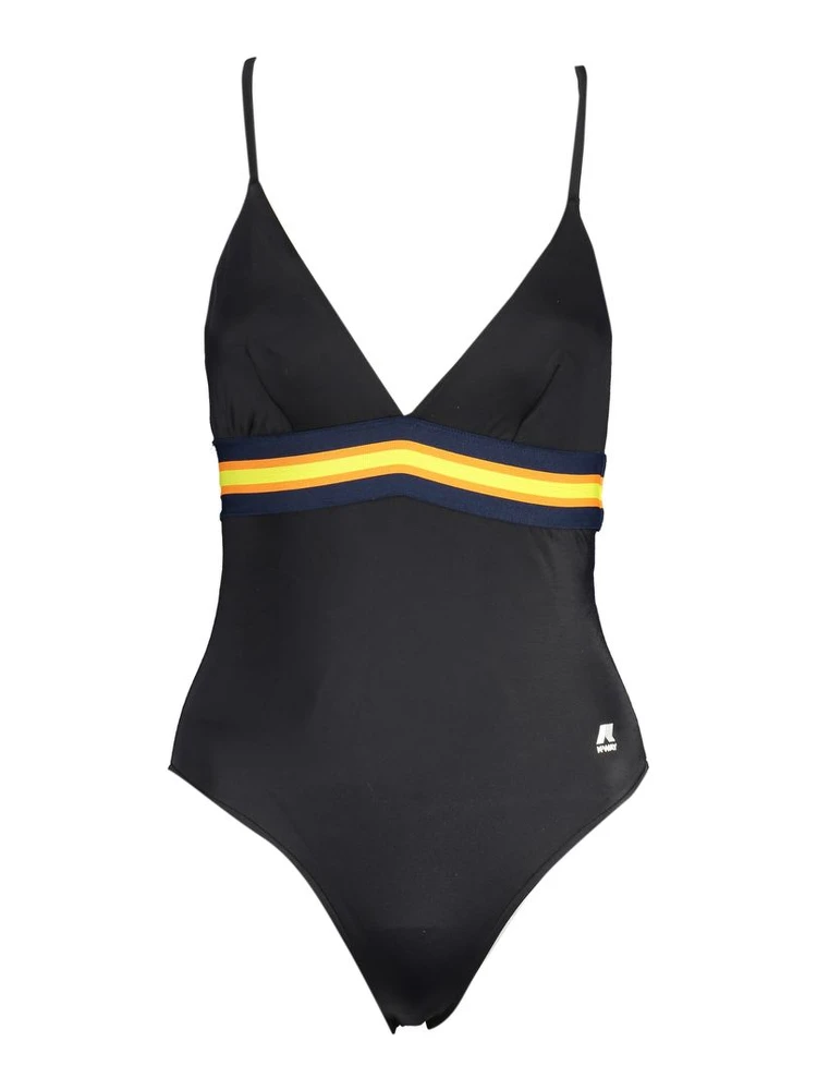 Black Elastane Swimwear