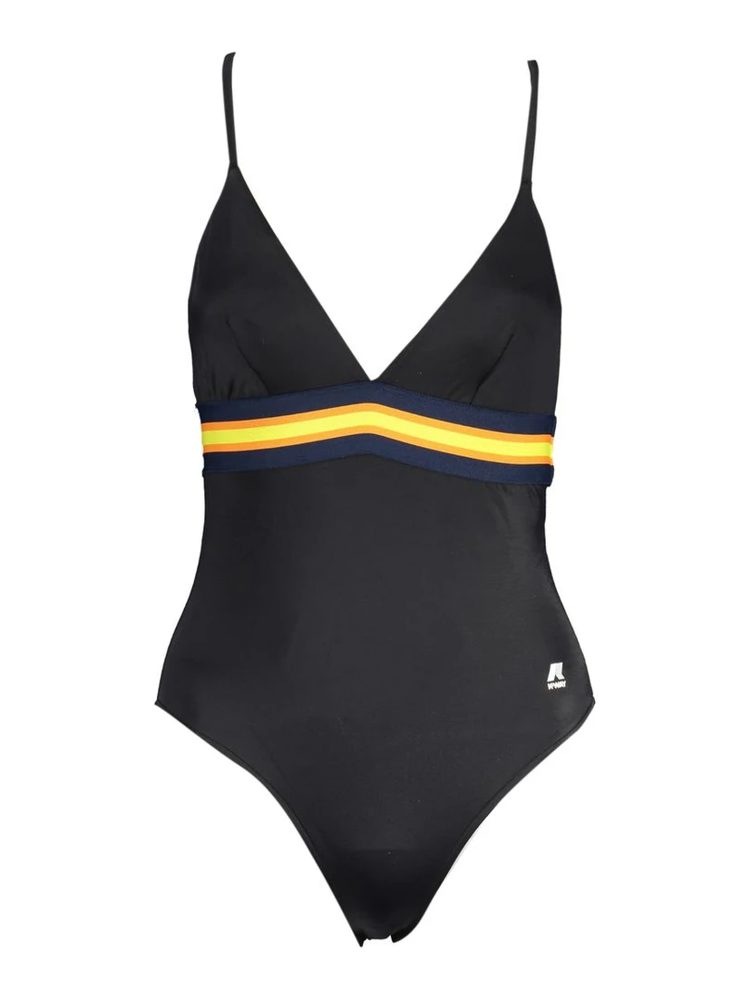 Black Elastane Swimwear