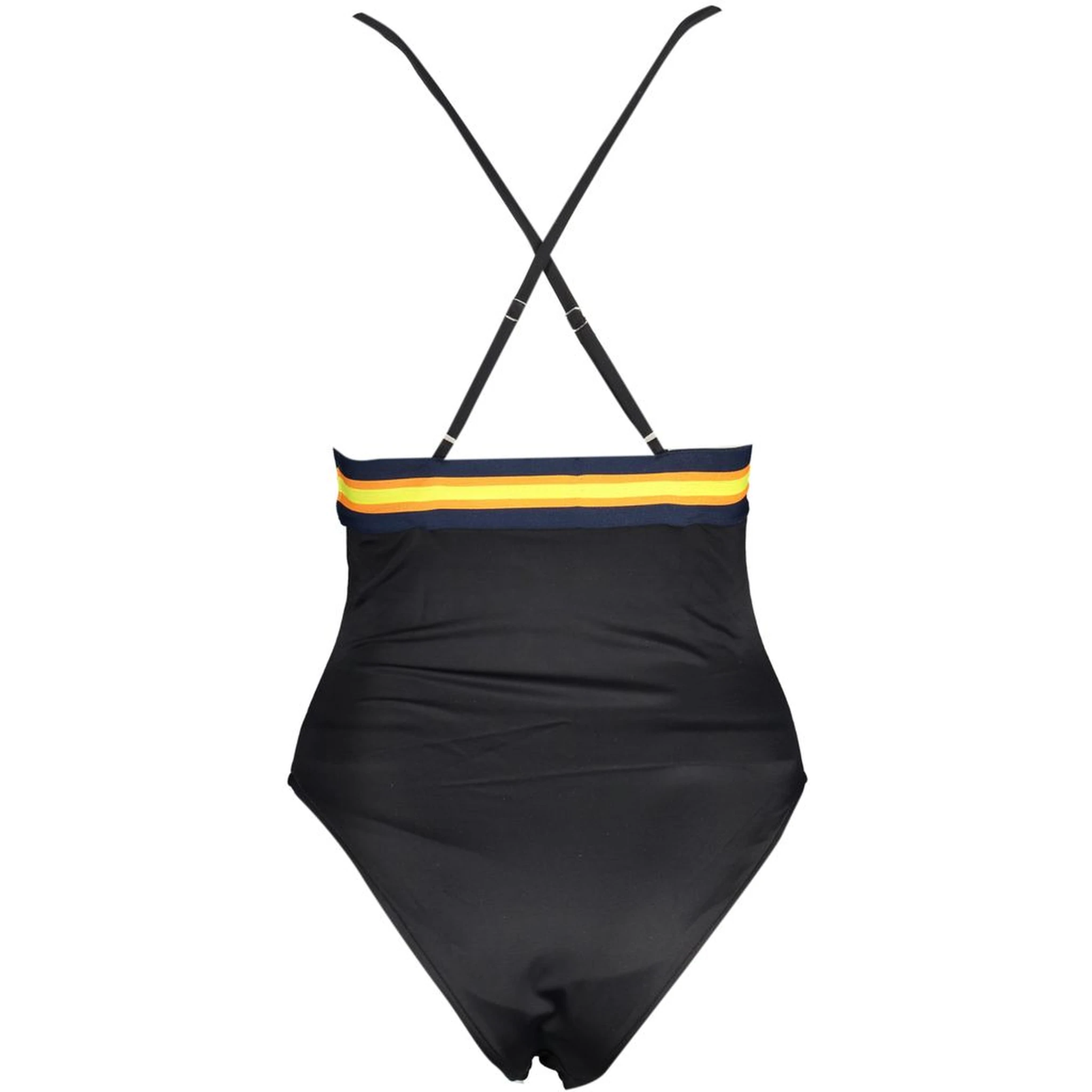 Black Elastane Swimwear