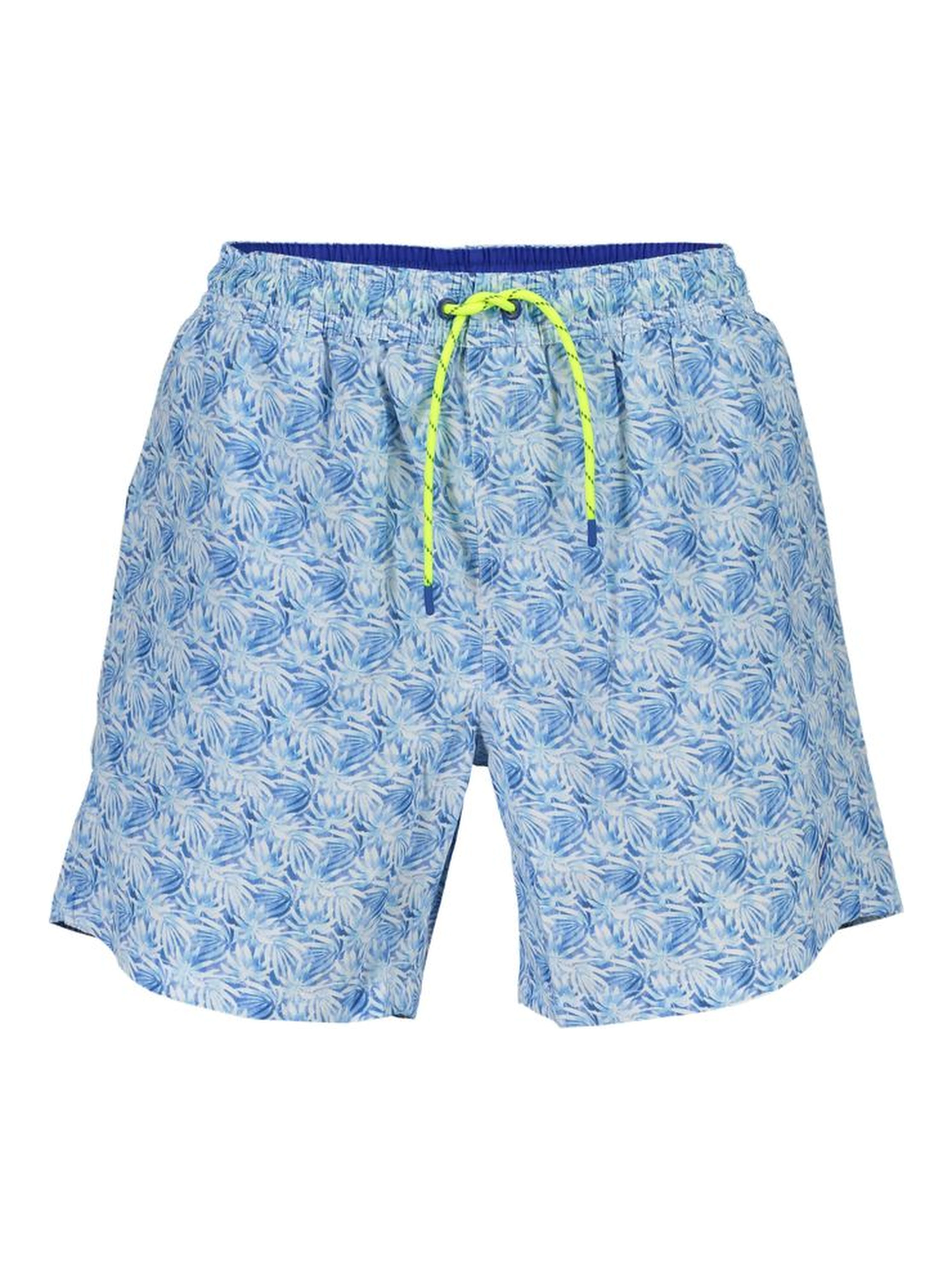 Blue Polyester Swimwear