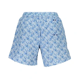 Blue Polyester Swimwear