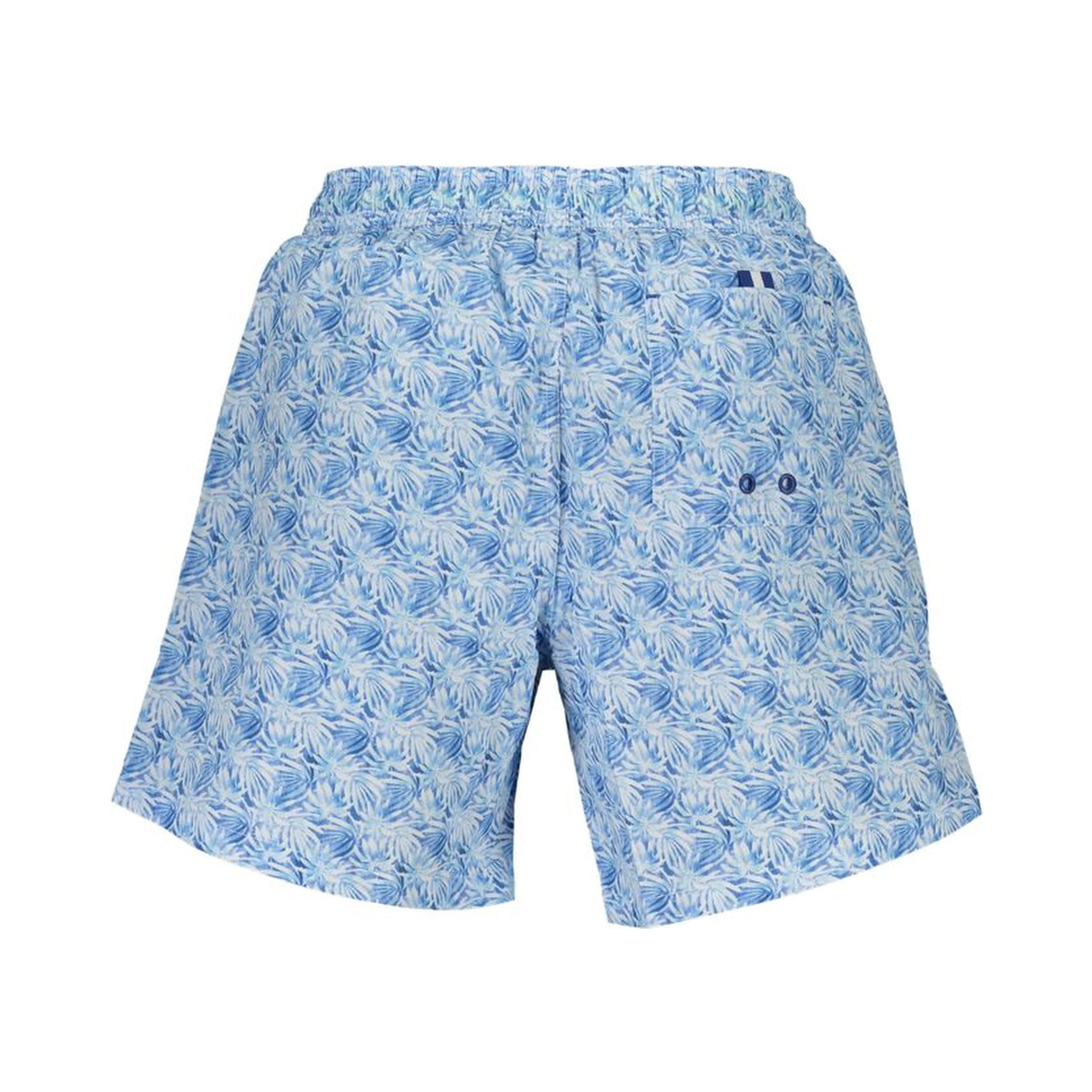 Blue Polyester Swimwear