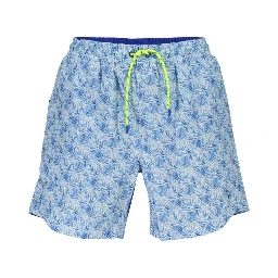 Blue Polyester Swimwear