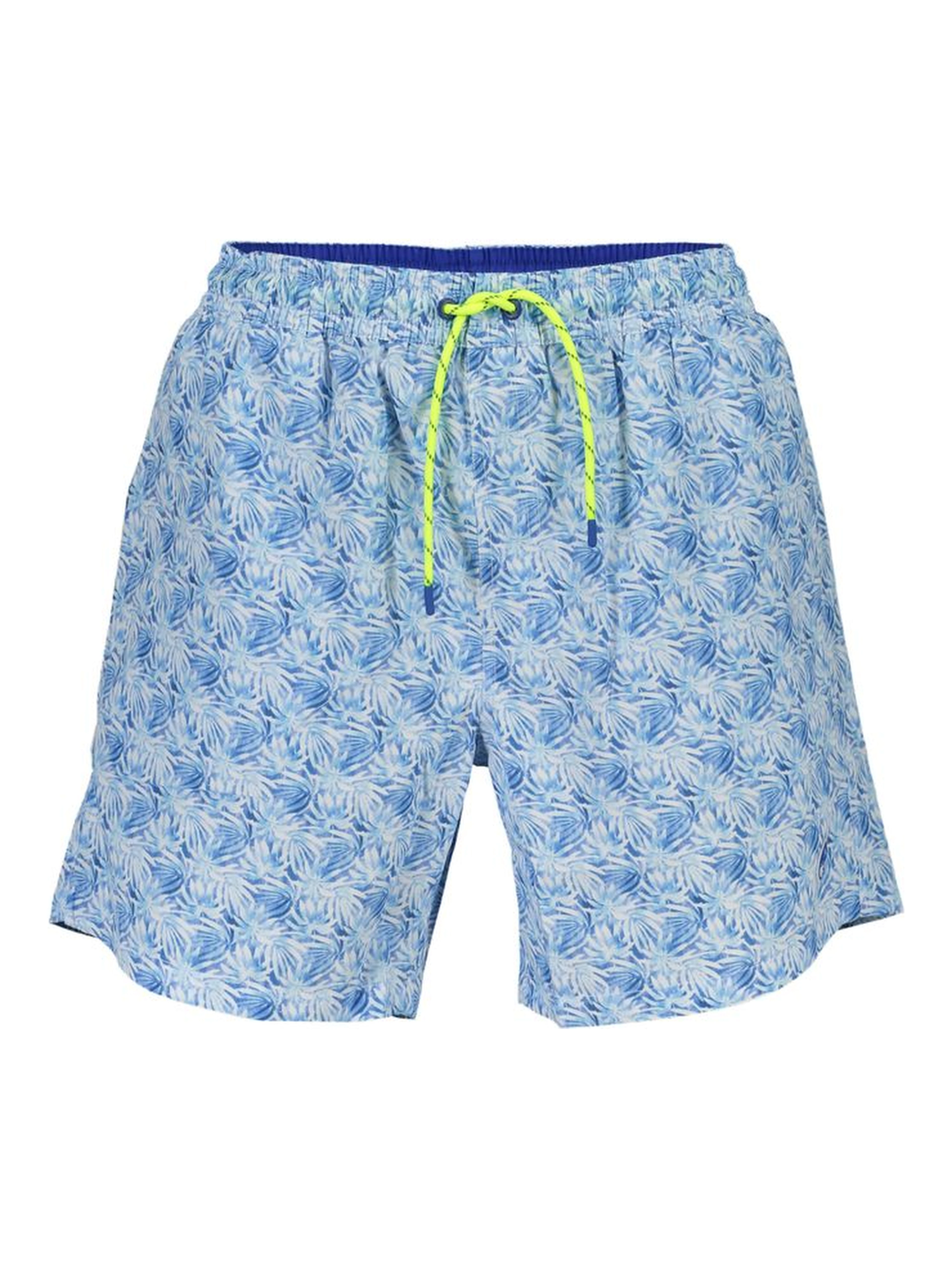 Blue Polyester Swimwear