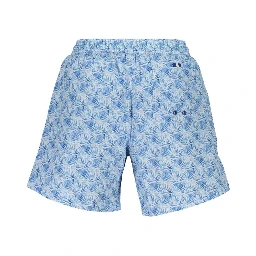 Blue Polyester Swimwear