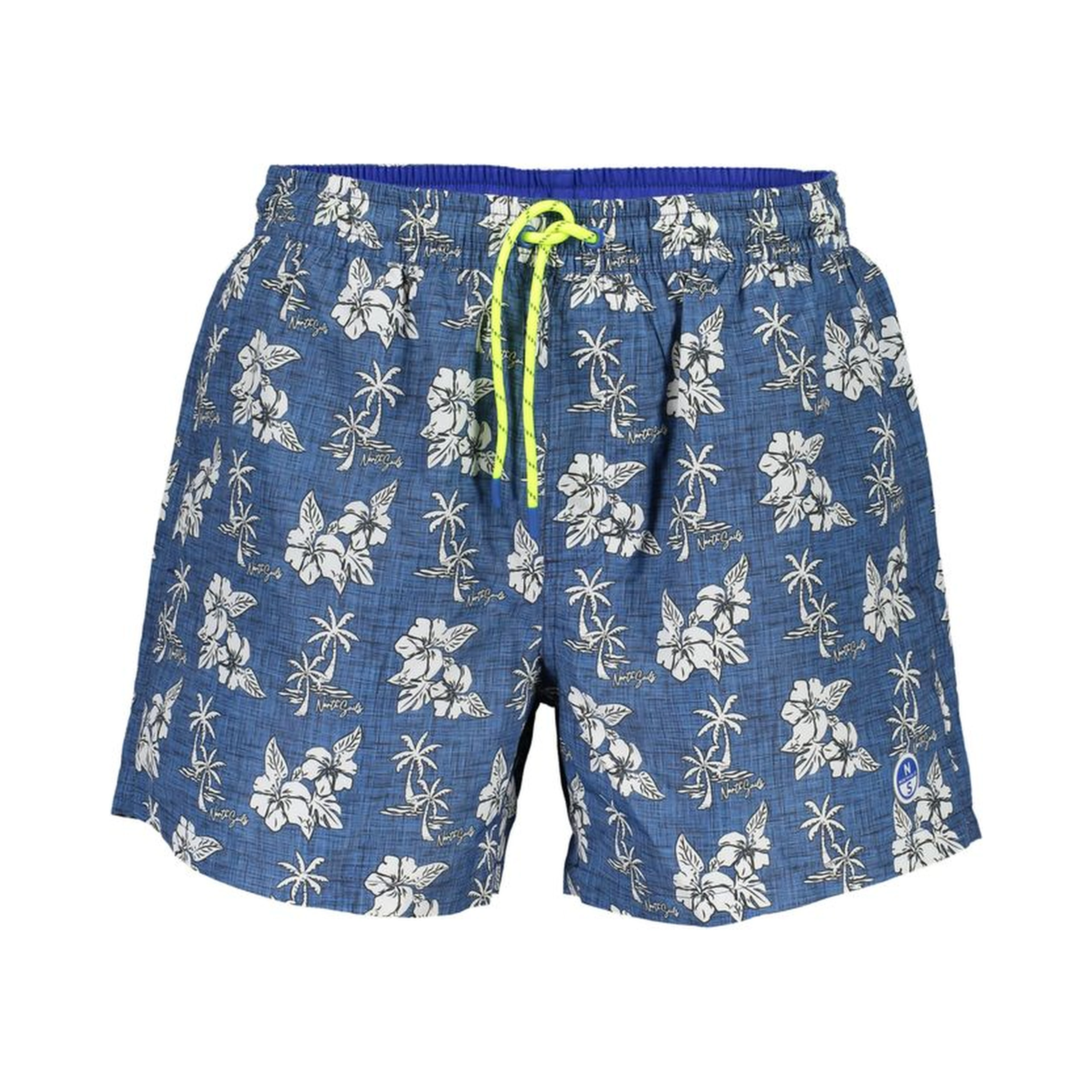 Blue Polyester Swimwear