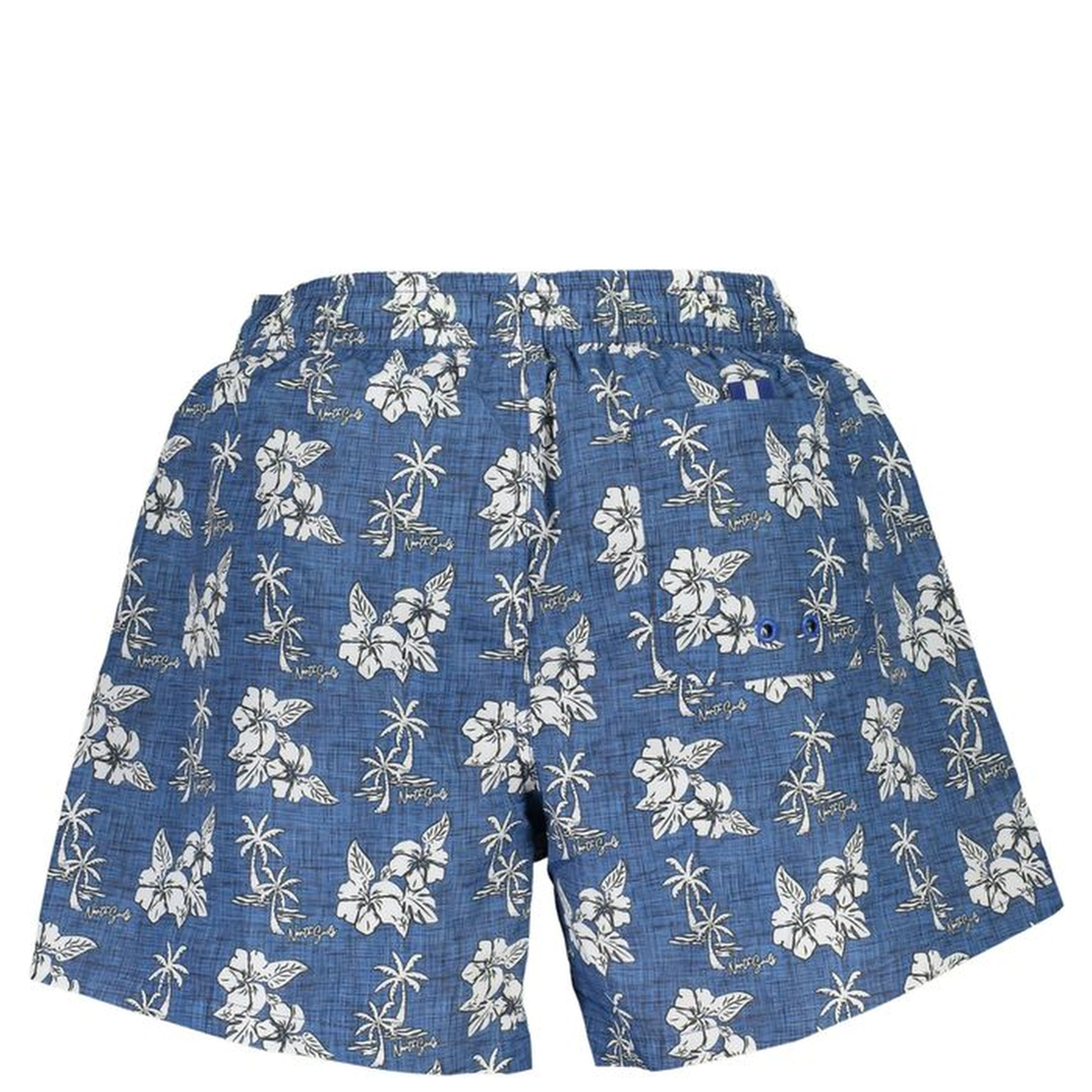 Blue Polyester Swimwear