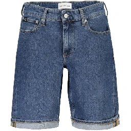Blue Cotton Short