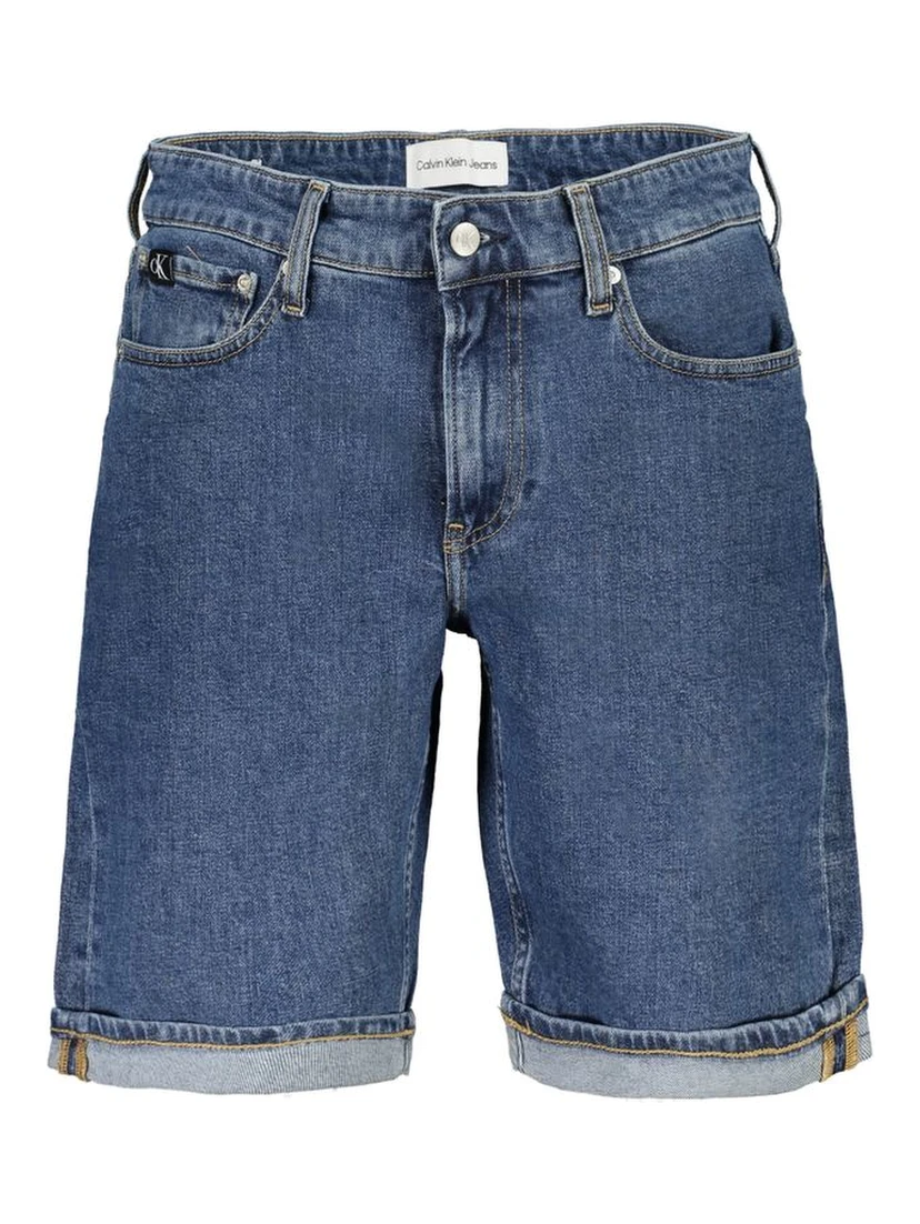 Blue Cotton Short