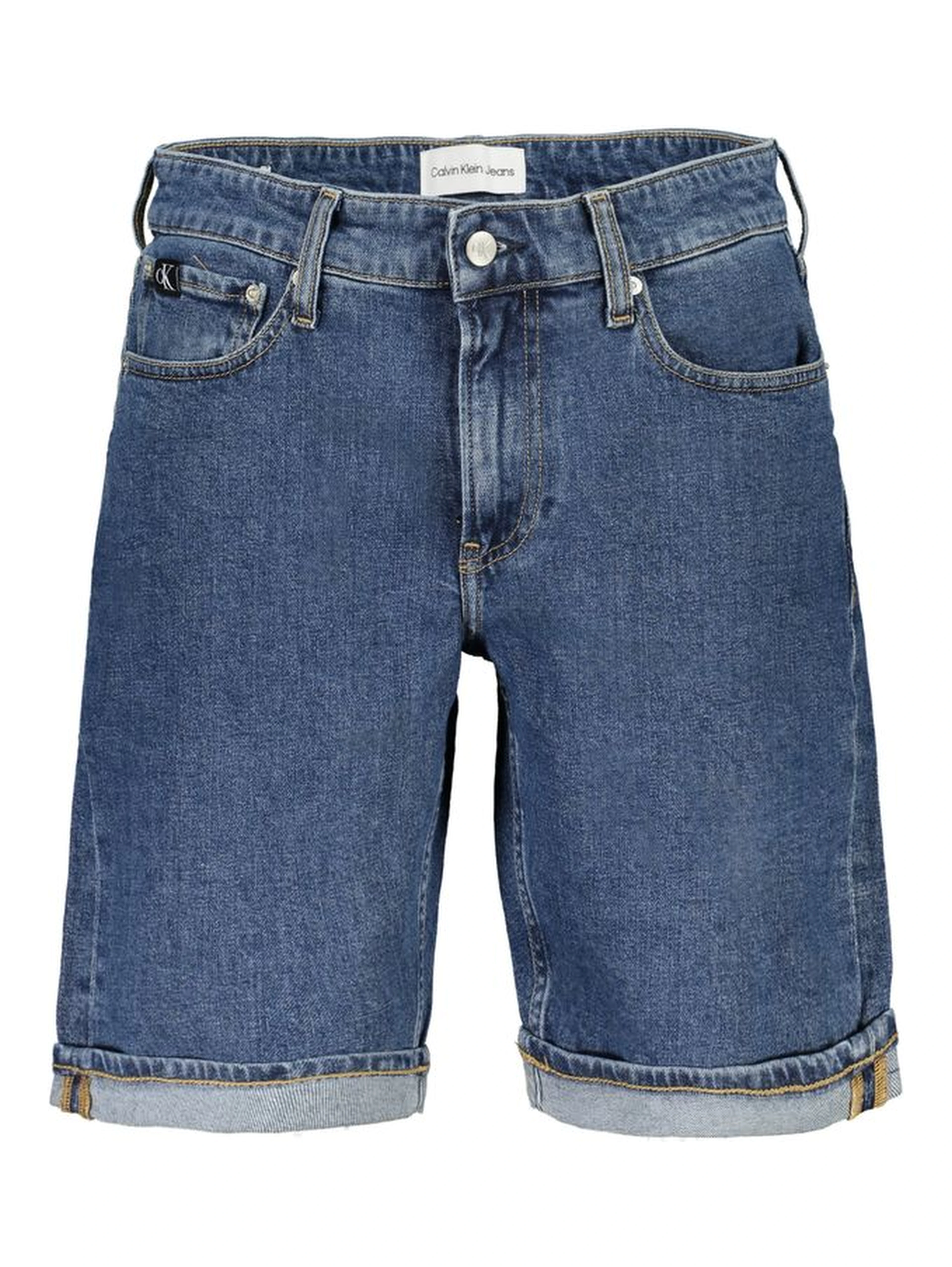 Blue Cotton Short