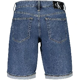 Blue Cotton Short