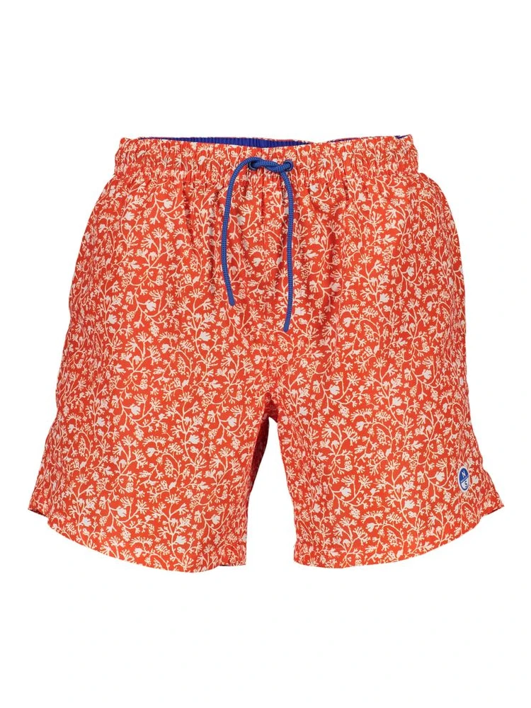 Red Polyester Swimwear