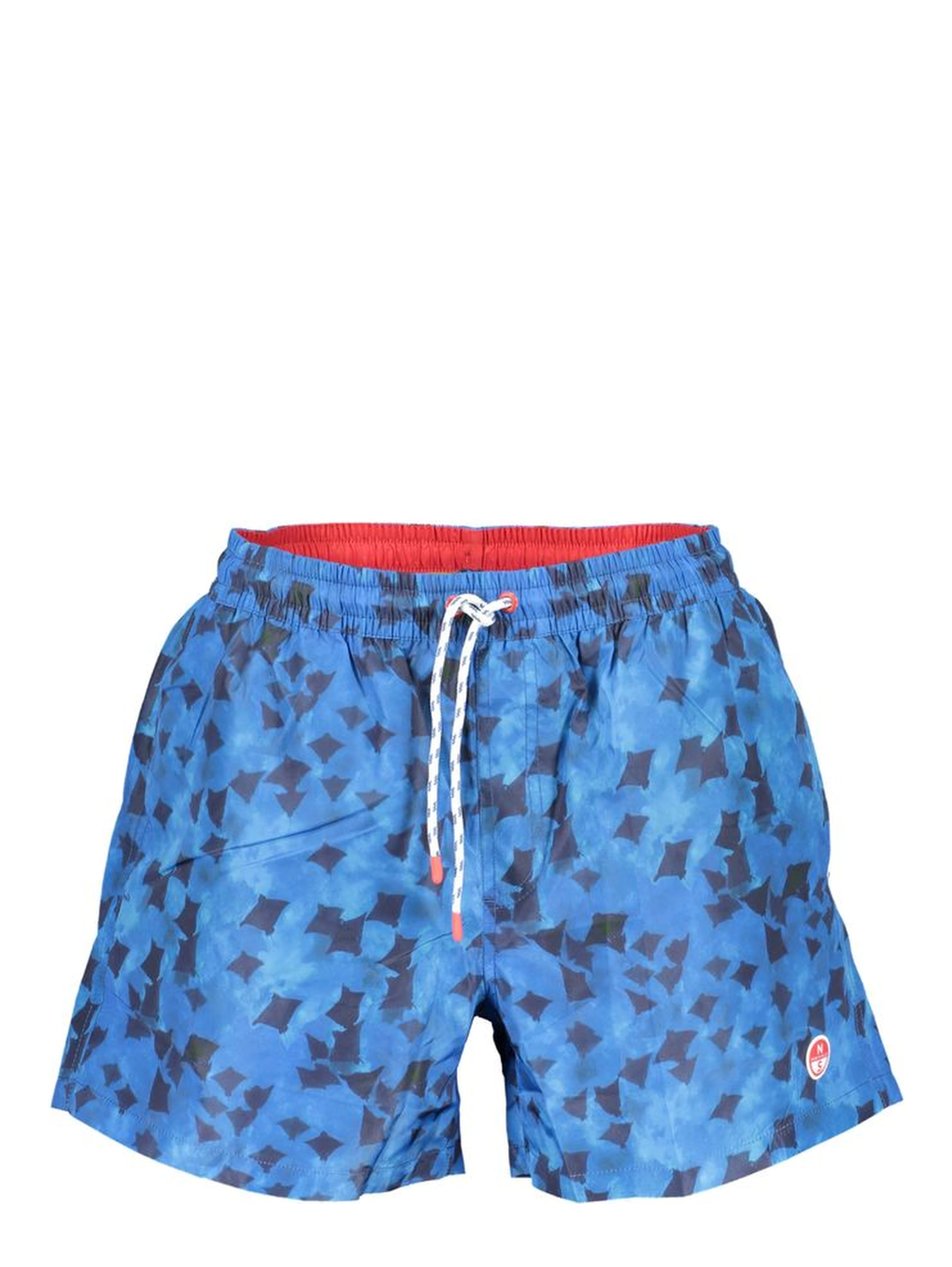 Blue Polyester Swimwear
