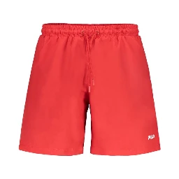 Red Polyester Swimwear