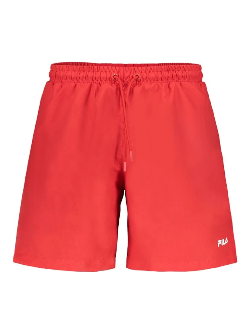 Red Polyester Swimwear