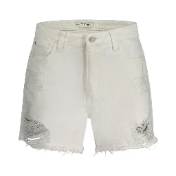 White Cotton Short