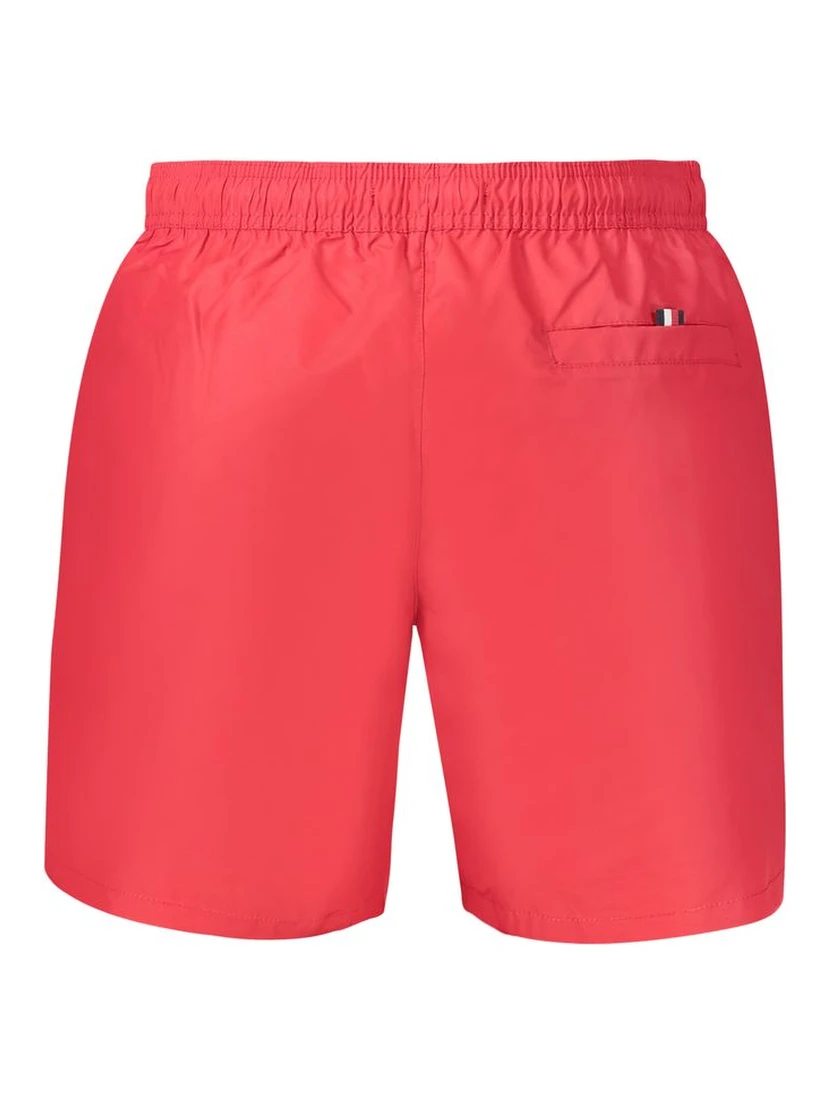 Red Polyester Swimwear