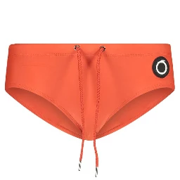 Red Elastane Swimwear