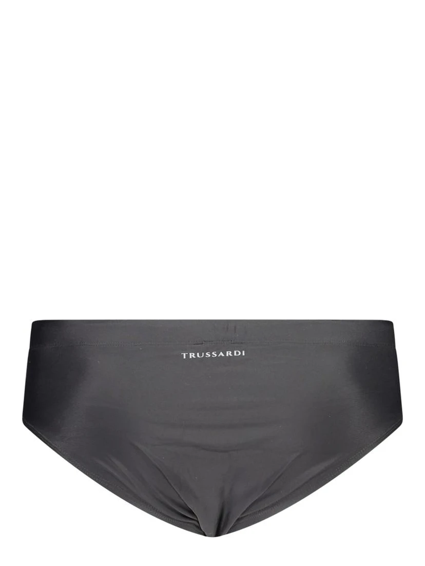 Black Elastane Swimwear