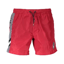 Rosso Polyester Mens Swim Boxer