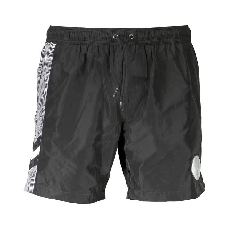 Nero Polyester Men's Swim Trunk