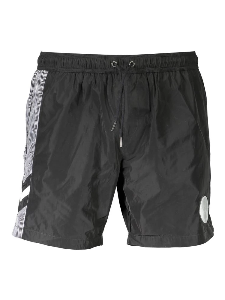 Nero Polyester Men's Swim Trunk