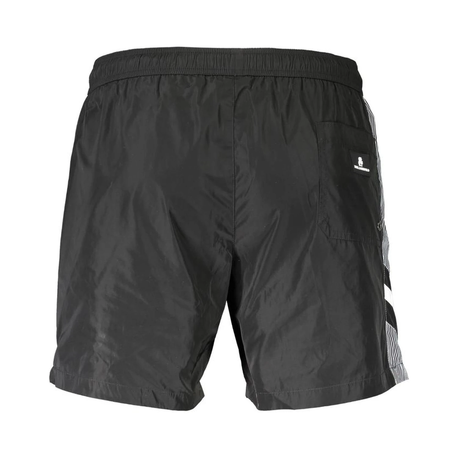 Nero Polyester Men's Swim Trunk