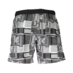 Nero Polyester Men's Swim Boxer