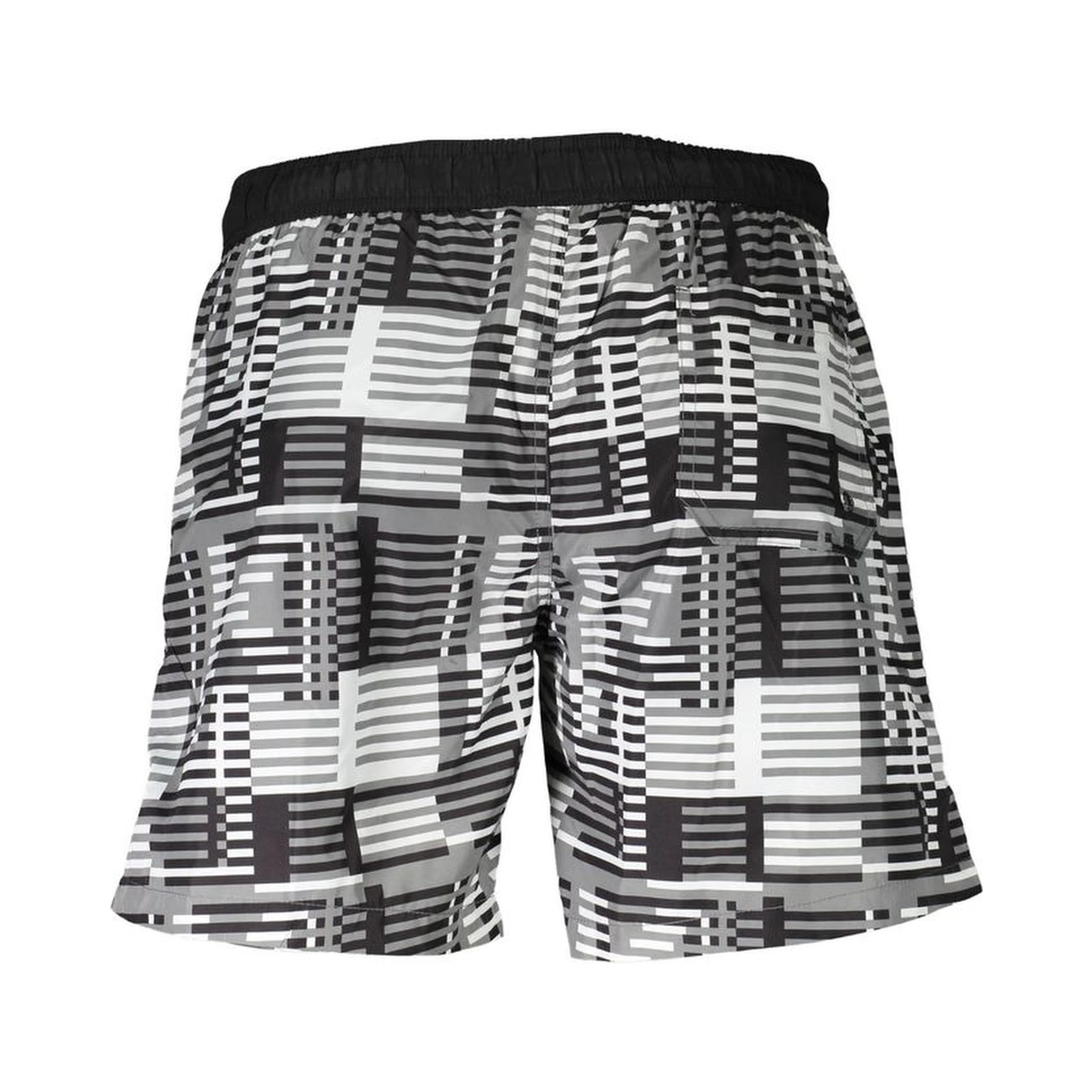Nero Polyester Men's Swim Boxer