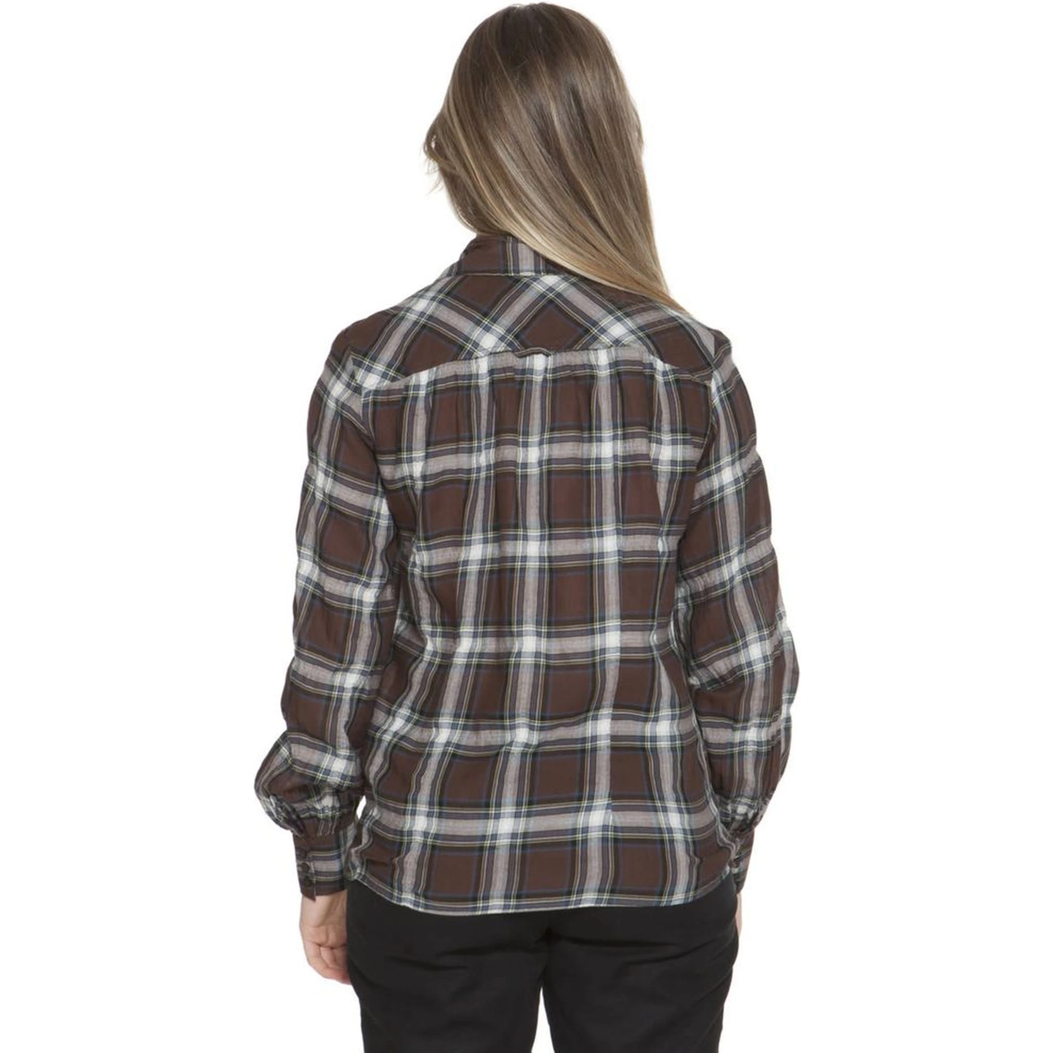 Marrone Cotton Woman Shirt